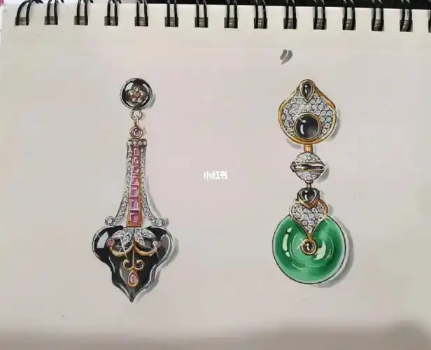 好好看#珠宝手绘  #珠宝  #临摹  #首饰  #首饰设计