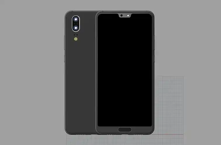 精细模型 华为p20手机犀牛模型