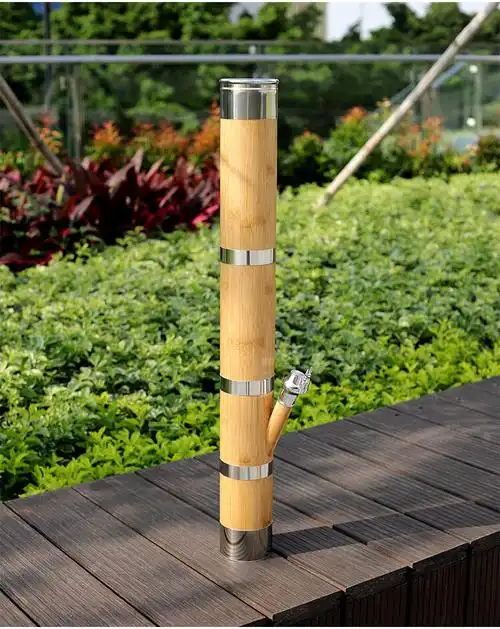 金竹破竹云南水烟杆烟桶水烟具烟斗烟品大号 圆滑天然竹子大号【图片