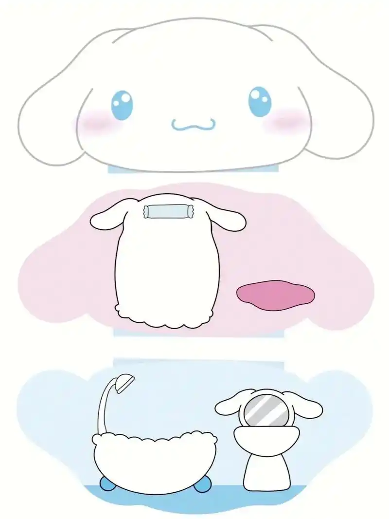 玉桂狗捏捏书打印素材