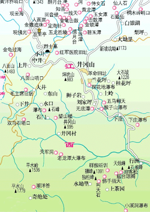井冈山交通地图_井冈山公交路线查询_自驾路书【下载】_驴妈妈旅游网