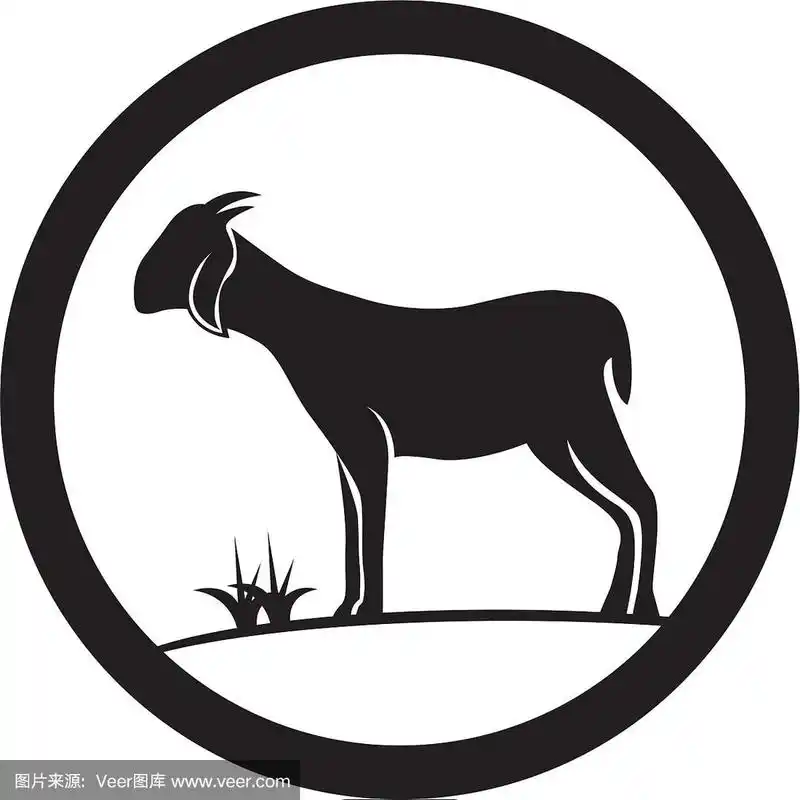 羊头标志模板