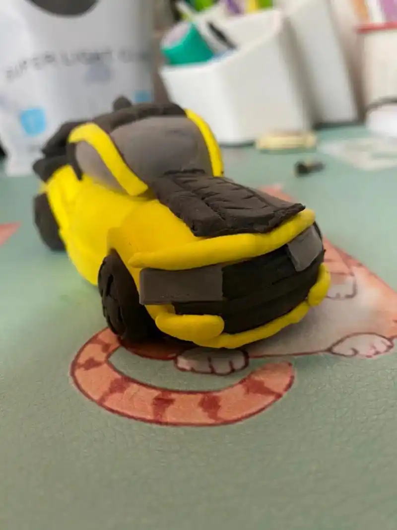 雪弗兰粘土小汽车.