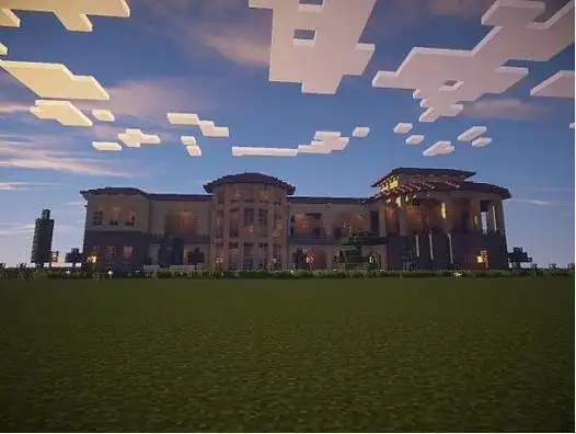 我的世界别墅设计图