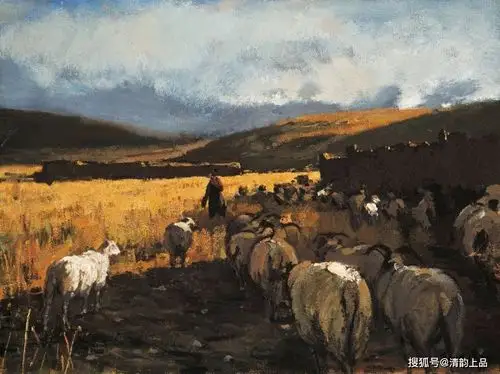 油画家韩洪伟油画作品选集