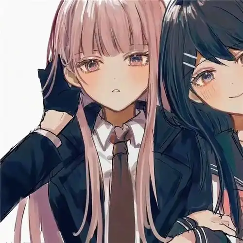 2023最火爆的闺蜜头像动漫一左一右图片_闺蜜姐妹女生头像_头像屋