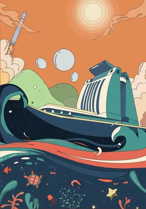 美术学院2019级视觉传达设计1班商业插画教学案例总结