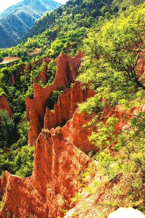 "五一"卢氏"红石谷"掠影