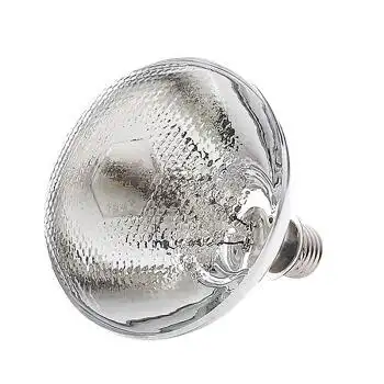 保温灯泡防水防爆仔猪灯养猪用节能养殖涂红保暖灯具 加厚麻面200w