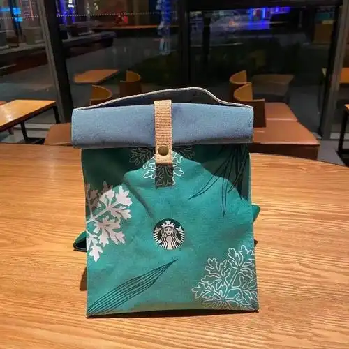 星巴克星冰粽实物随行餐盒饭盒冰逸冰尚百搭通用款女包