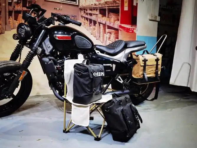 长江400bobber摩托车改装案例边包
