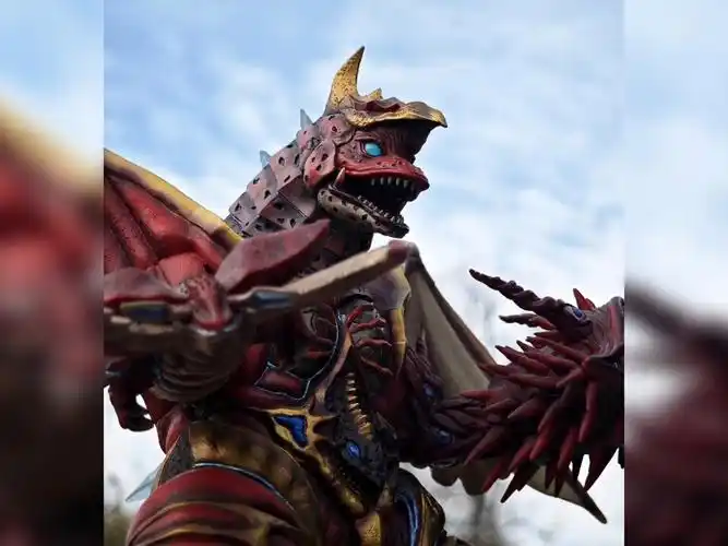 xplus大怪兽"平成泰兰特"五帝王,简单随拍分享