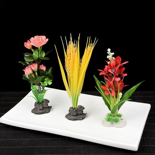 餐饮装盘饰品盘饰花酒店仿真摆盘装饰菜品点缀创意花草餐厅冷菜盘