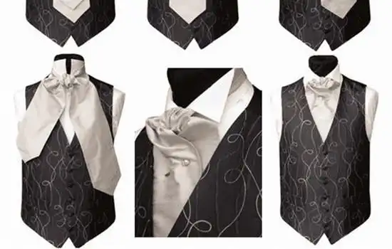 男士领巾怎么系