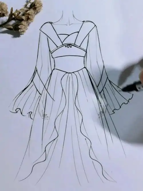 教你好看的古风服饰画法