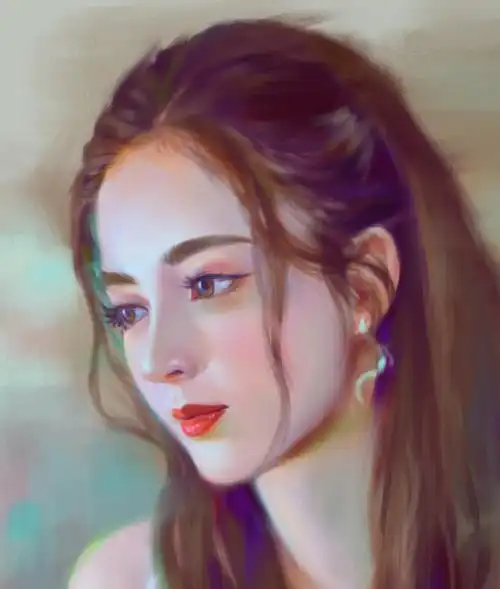 板绘厚涂-古力娜扎