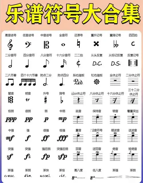 自学钢琴  #乐谱符号  #钢琴演奏  #钢琴学习  #钢琴教学  #钢琴老师