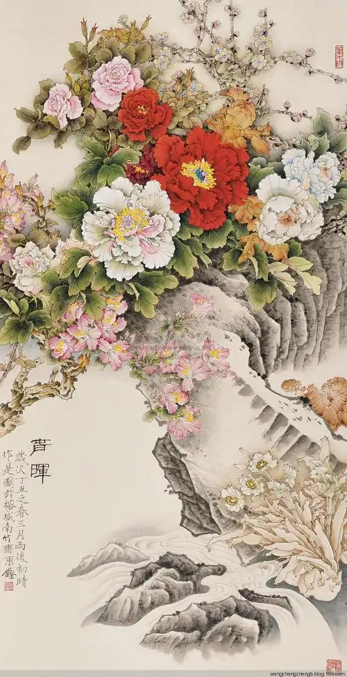 【转载】檀东铿工笔花鸟作品欣赏