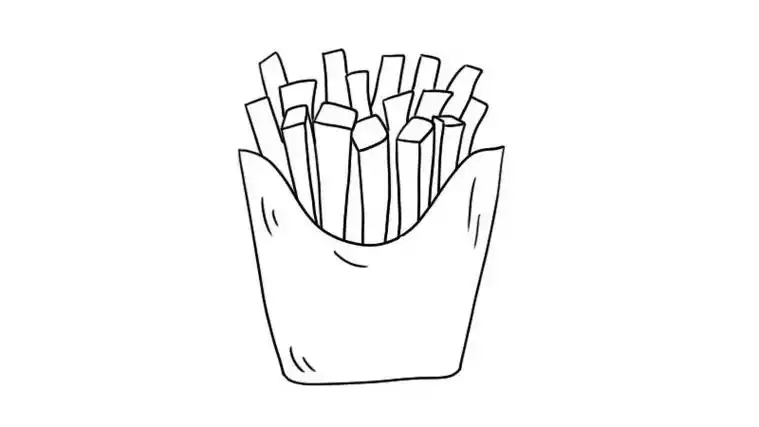 薯条简笔画