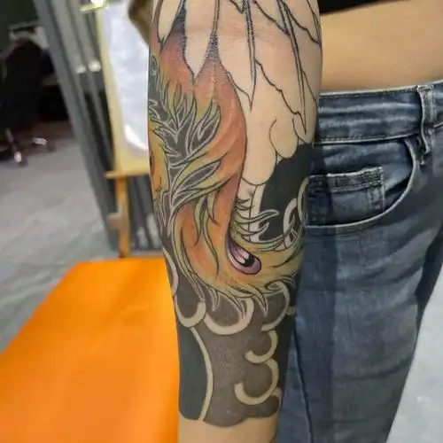 凤凰花臂_纹身吧社区 - 纹身大咖