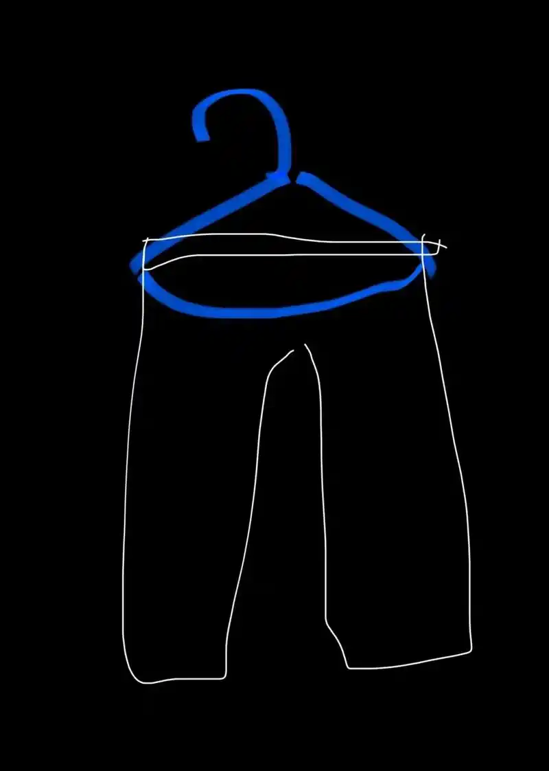 分享一个生活小窍门(二) 关于上一篇如何晾pants的笔记,谢谢大家的