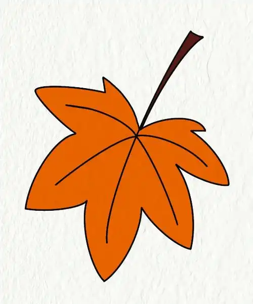 一步一步教你怎么画叶子 儿童画叶子的简单方法