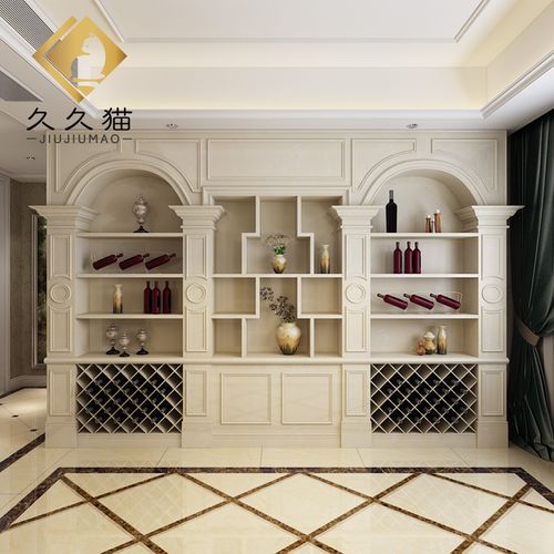 酒柜别墅垭口大理石门洞岗石罗马柱门套石材装饰瓷砖背景墙