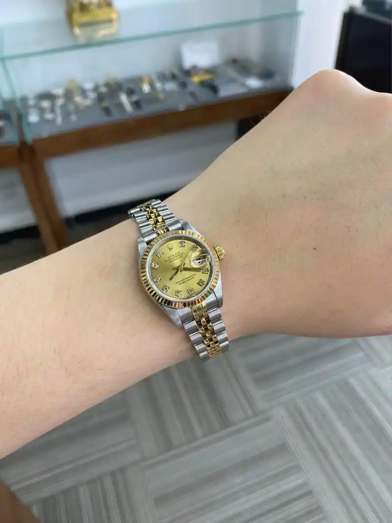 劳力士日志系列69173女士腕表 90年代产物,劳力士日志系列69173女士