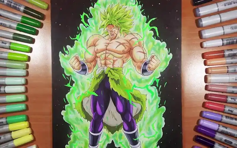 【龙珠】【马克笔手绘】手绘新版布罗利
