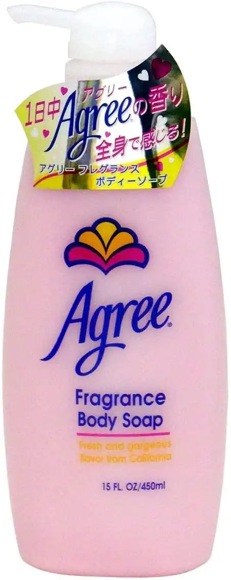agree fragrance body soap 450ml