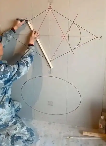 木工四心(椭圆)画法教程