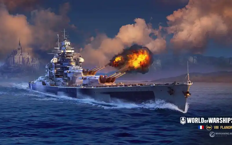 战舰世界wows这弗兰德尔第一把就海怪了不对劲