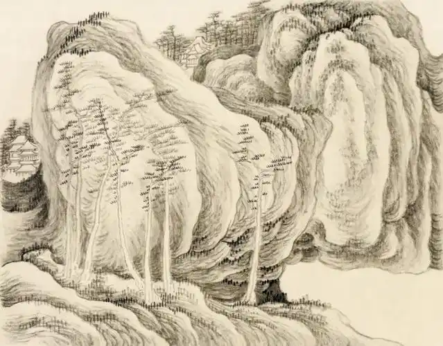 简洁明丽龚贤小品画欣赏