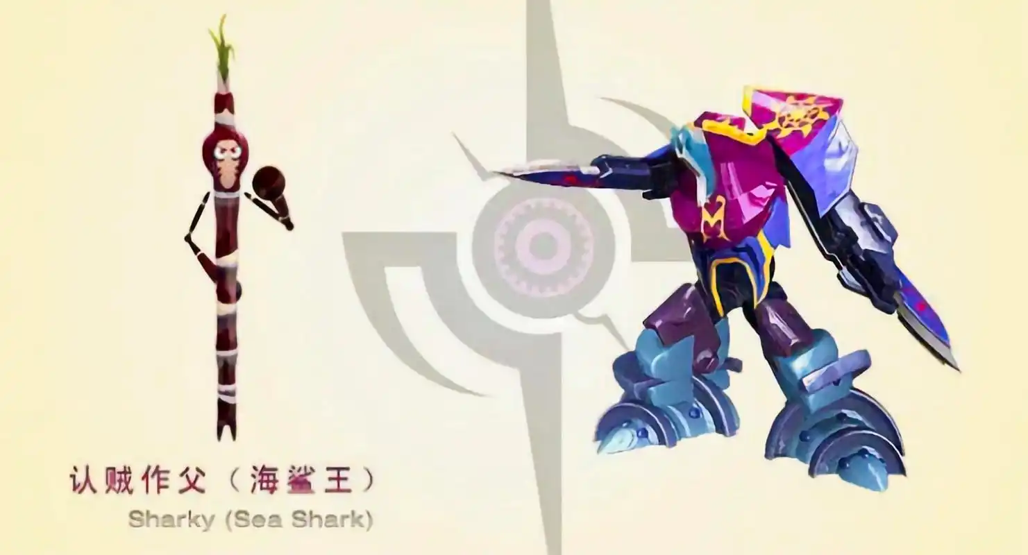 原创果宝特攻一经典的王机甲魔动王经典重炮王多次改名