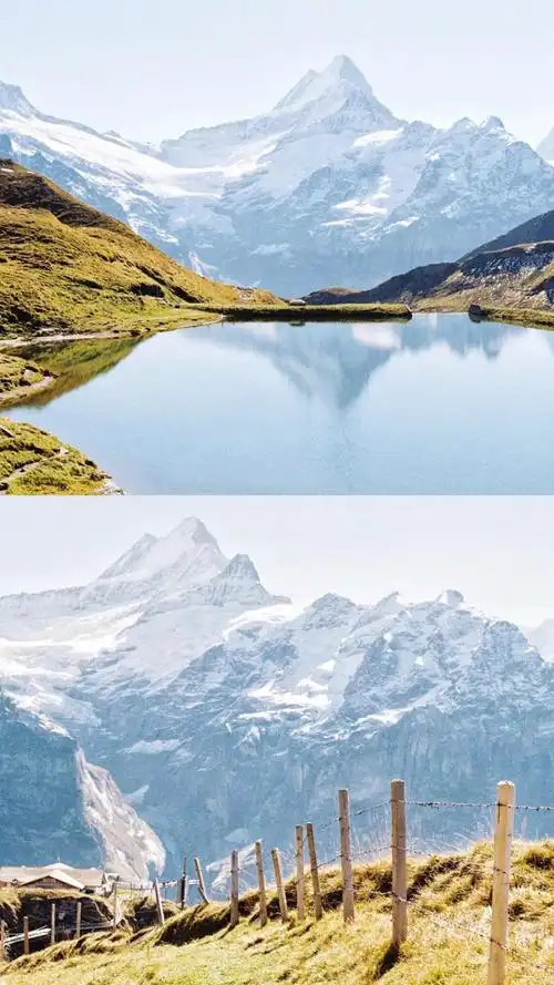 拼接文艺风景手机壁纸