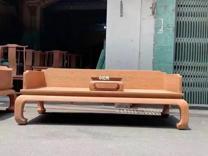 缅花大果紫檀罗汉床尺寸20080二件套