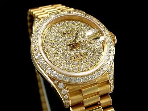 rolex劳力士蚝式datejust69028原厂大满天星豪华钻表女表