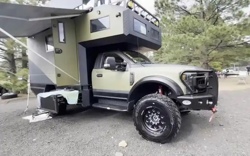 福特f550 4x4皮卡房车(外部篇)