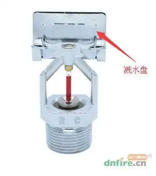 外观看,最右边的外观区别最容易分辨(溅水盘),其就是边墙式喷头,这种