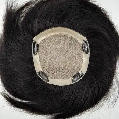 瑞尔美全手织递针补发块优质真发男女假发补发片