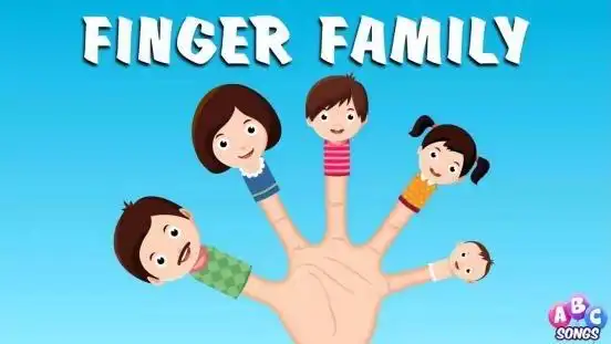 其它 大班段英语复习 写美篇《finger family》 daddy finger,daddy