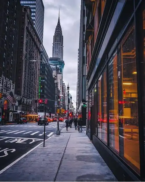 行走在美国纽约纽约