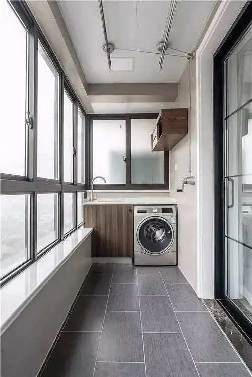 阳台地面瓷砖,这样铺好看又耐用!可以试一试