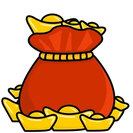 一堆金元宝图片-卡通一堆金元宝图片免抠素材下载_懒人图库