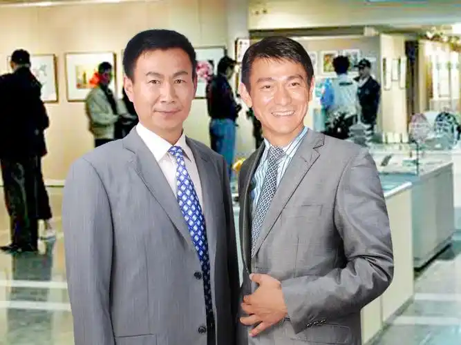 浩天先生与名人合影