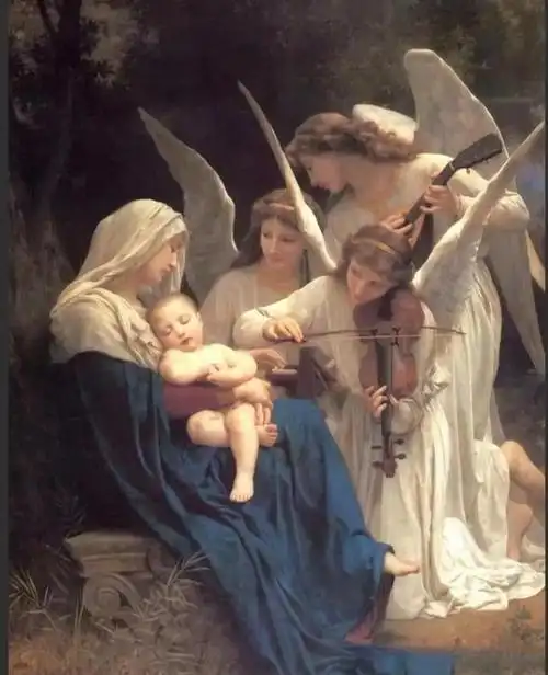 其运用学院派的造型特征让圣母子和天使从未如此真实地呈现.