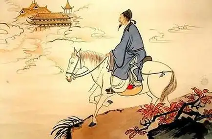 古代骑马人的黑板报黑板报图片素材