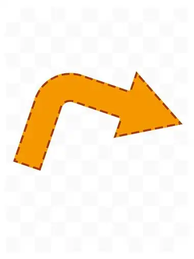 卡通 i> i>转 /i> /i> i> i>弯 /i> /i>的橙色 i>箭 /i> i>头 /i>