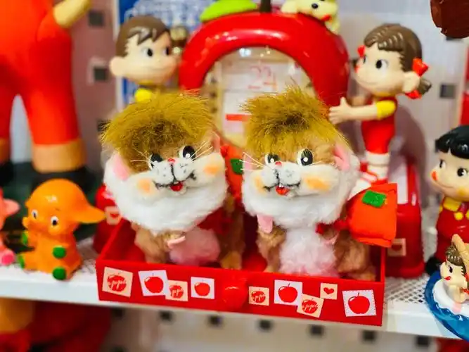 日本手作玩具羊毛毡小松鼠