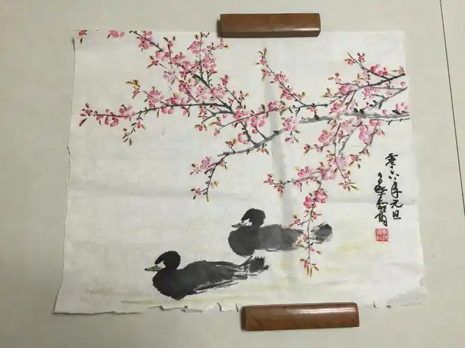 当代著名画家 曲阜杨象宪作品 国画花鸟画一幅